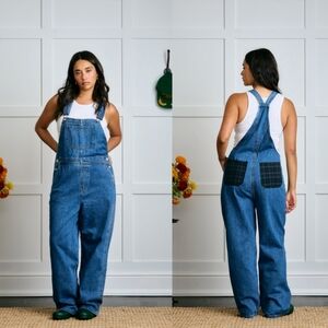 Dairy Boy Medium Blue The Farm Milkman Denim Overalls in Blue Hen NWT